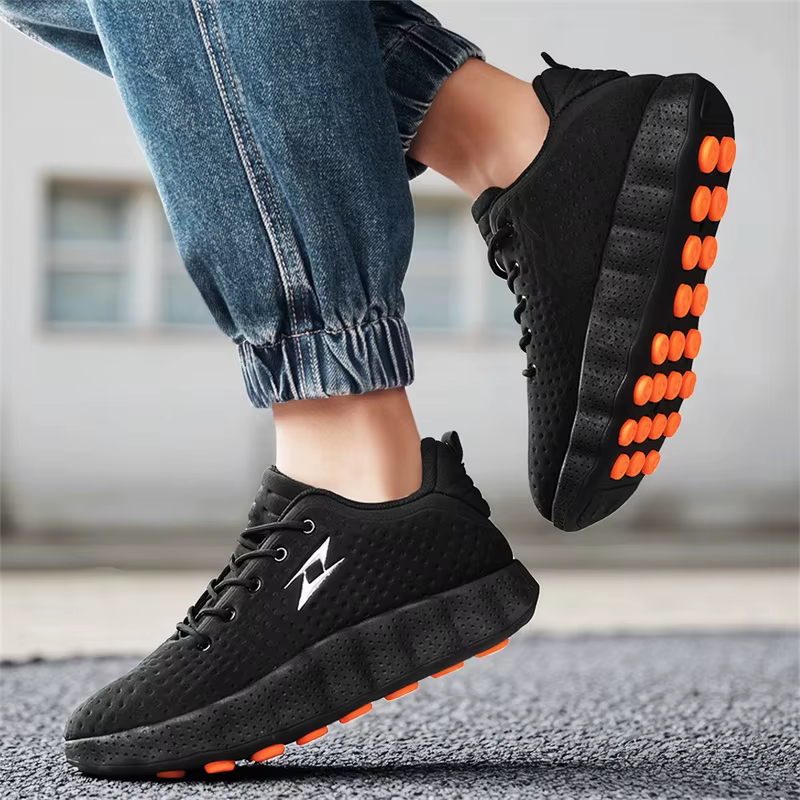 Chaussures de course confortables pour hommes, respirantes, à semelle épaisse, antidérapantes, chaussures de sport décontractées, baskets de marche en plein air pour hommes