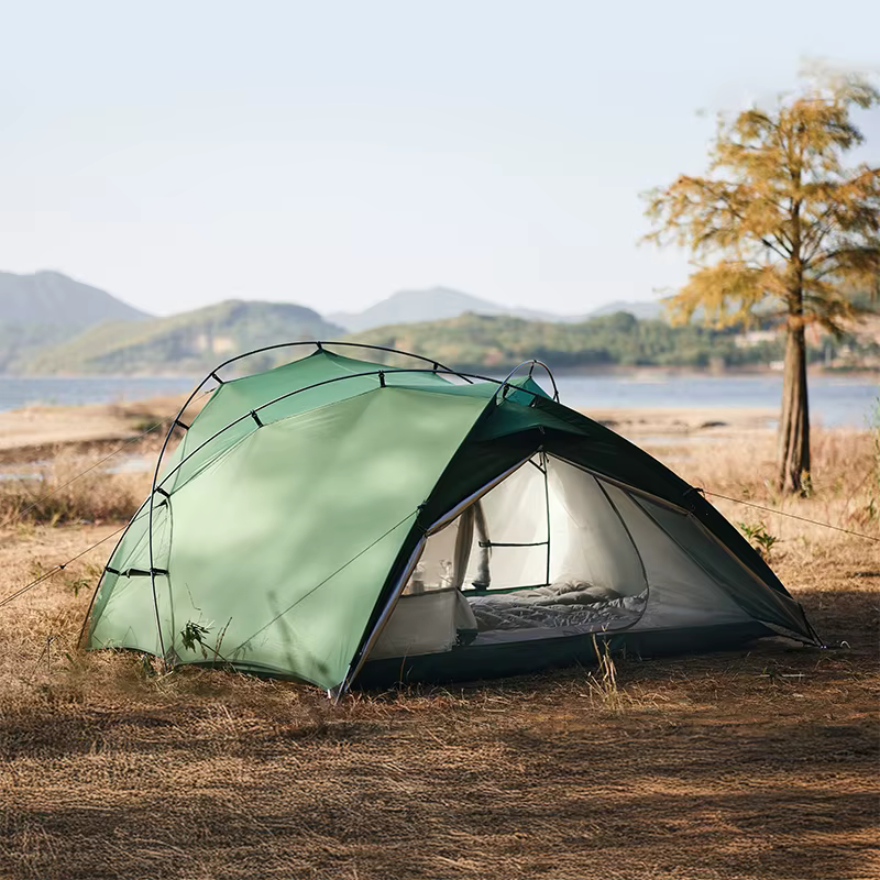 Naturehike Hillock 6 tente de camping pour 2 personnes étanche PU2000mm UPF50 + abri solaire une pièce un salon