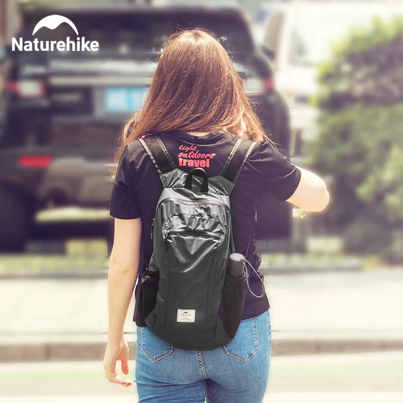 Naturehike 18L Camping sac à dos Portable ultraléger imperméable en Nylon sacs homme en plein air pliable sport voyage randonnée sac à dos