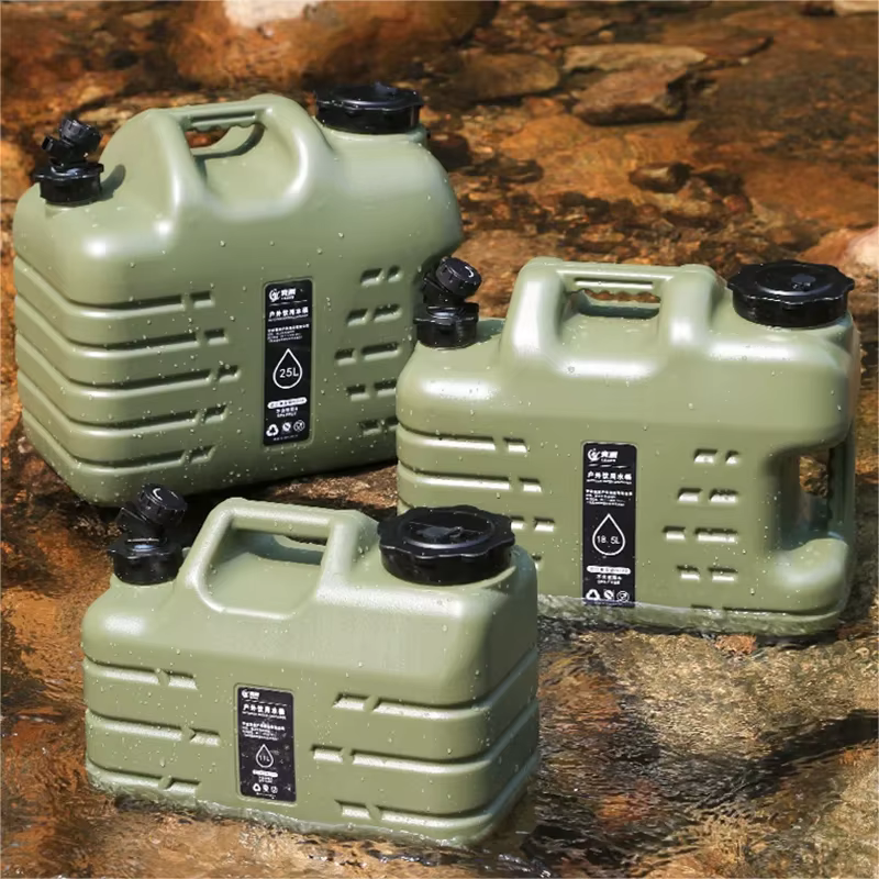 Récipient à eau portable de grande capacité pour camping