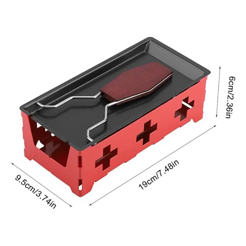 -MEOF Raclette, ensemble de poêle à fromage, plateau de cuisson au fromage antiadhésif Portable, outils de cuisson de cuisine domestique avec spatule