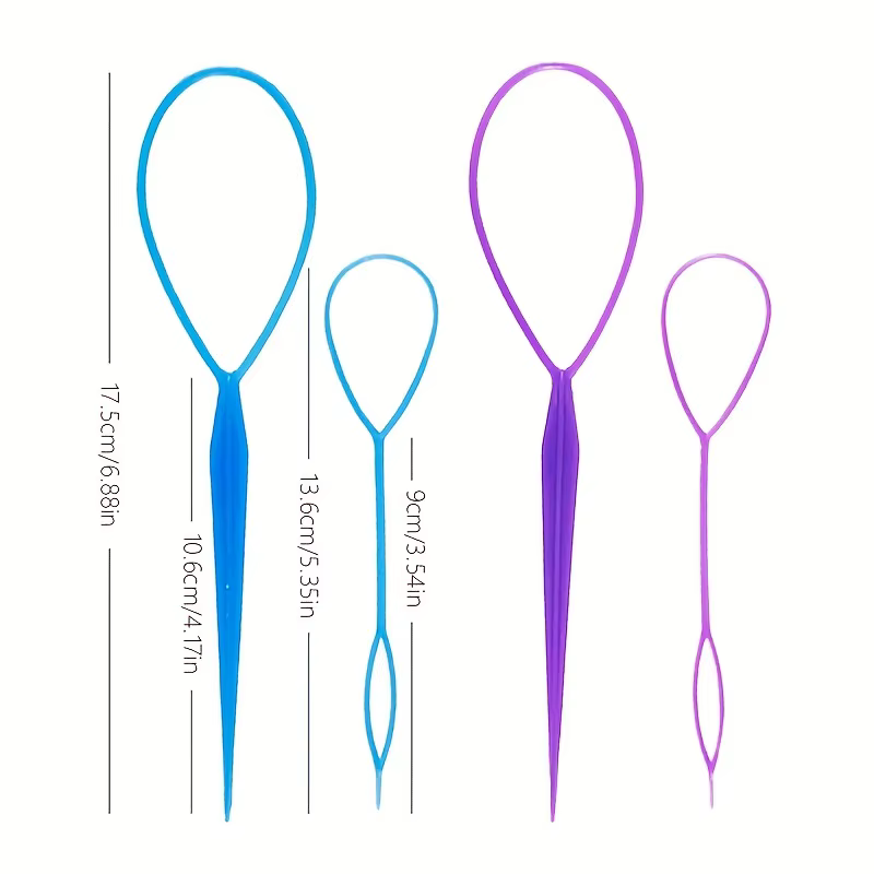 Outil de fabrication de tresses, outil queue de cheval, anneau d'outil de tresse française, utilisé pour la coiffure, adapté aux femmes, usage domestique