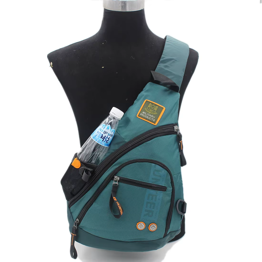 Hommes bandoulière sac à dos épaule poitrine sac voyage randonnée Sport de plein air escalade militaire Oxford mâle