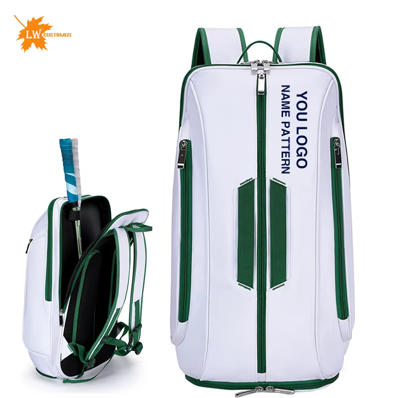 Sac de tennis personnalisé avec nom imprimé SR