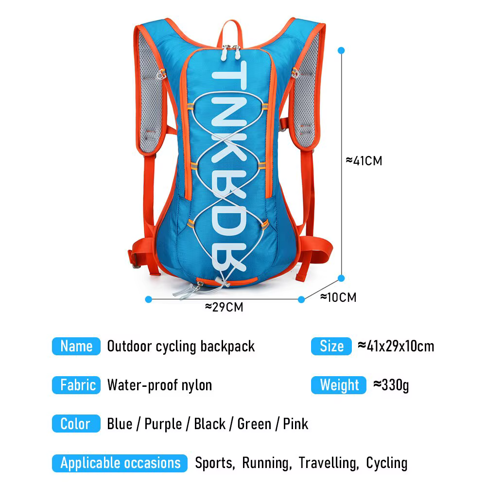Sac à dos de cyclisme 12L sacs de vélo Sport de plein air escalade randonnée vtt