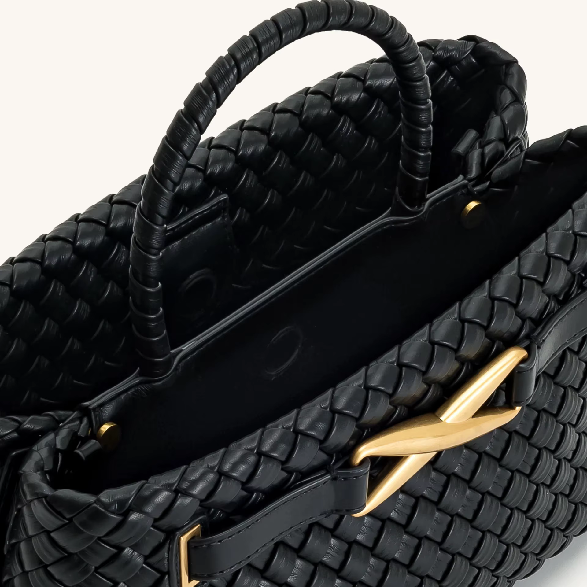 Jwpei – sac tissé Elora, sac à main polyvalent à la mode, sac à bandoulière en cuir, sac messager de grande capacité pour femmes