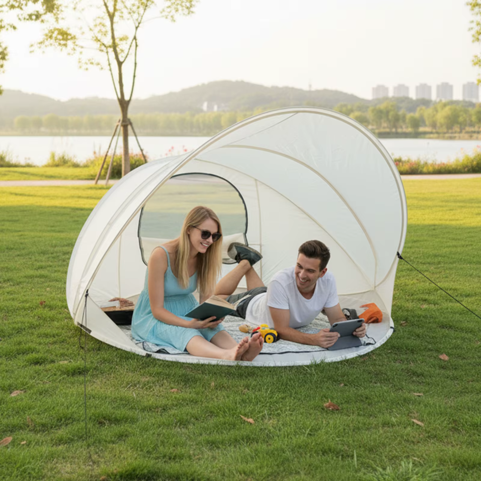 Tente de plage portable pop-up