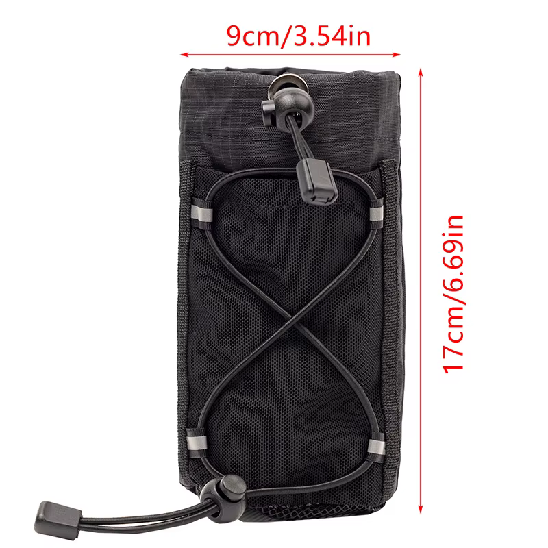 Sac à dos d'aventure en plein air avec sac de bouilloire ; Pochette suspendue pour téléphone portable de camping et rangement de bouteille d'eau de randonnée