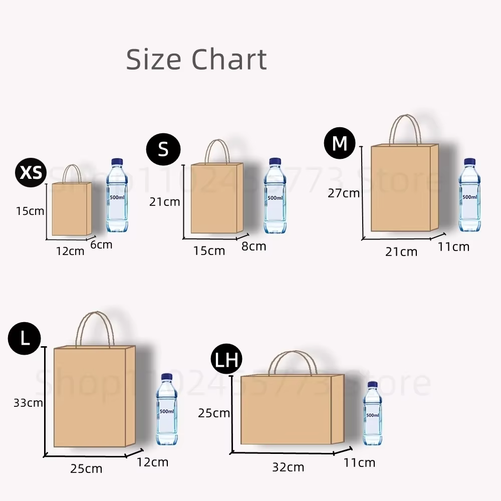 Mini sac en papier kraft avec sac cadeau Foy Festival, emballage de strass de Noël, sacs à provisions pour bonbons, 10 pièces, 30 pièces, 50 pièces
