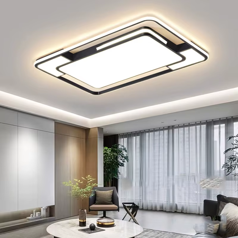 Salon LED plafonnier moderne Simple chambre salle à manger lumière nordique Lustre décoration de la maison éclairage intérieur Lustre