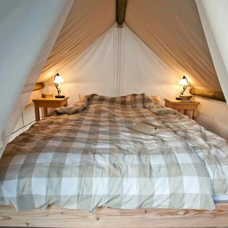 Tente de glamping de luxe imperméable
