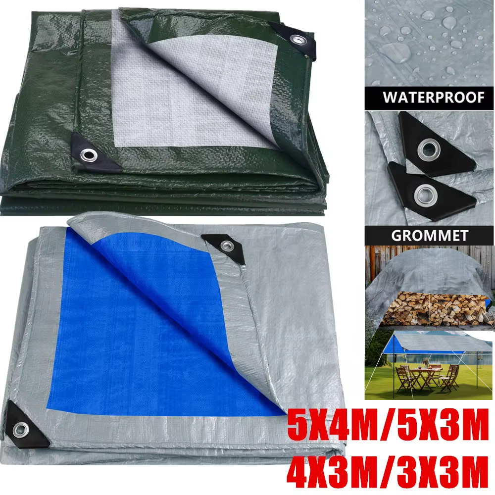 Grande bâche imperméable pour tente de Camping