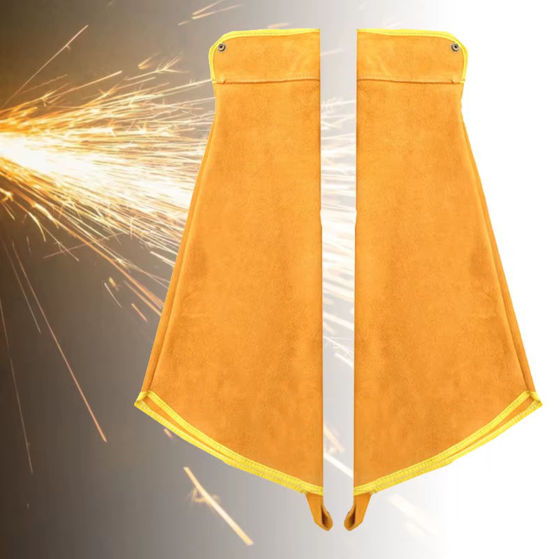 Bras soudeur pour protection, manchons en cuir pour barbecue, atelier menuiserie