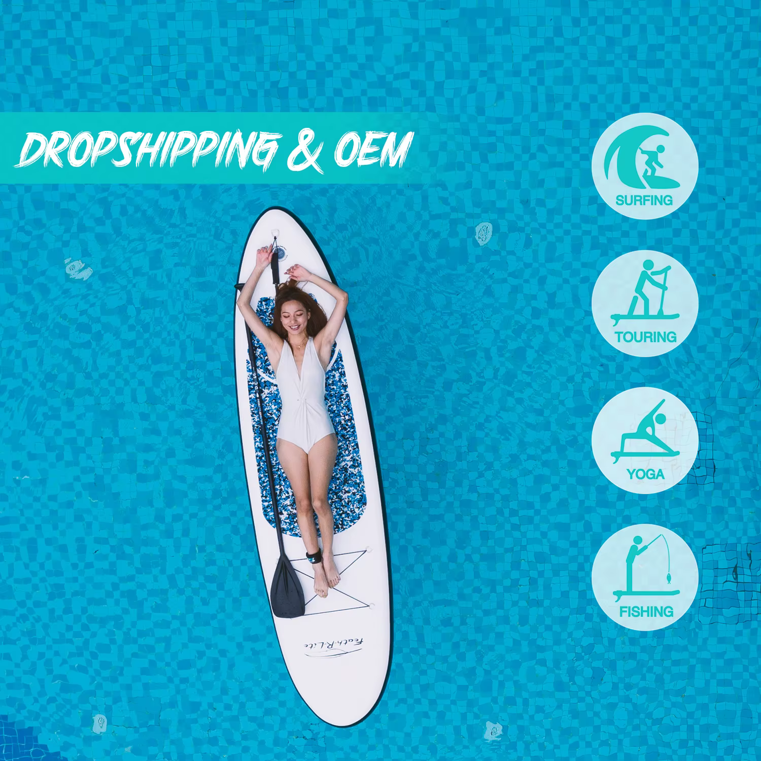 Funwater Dropshipping Factory Supply Kitesurfing Paddle Board Inflatable Sup Boards Surfboard Stormline Wakeboard Isup