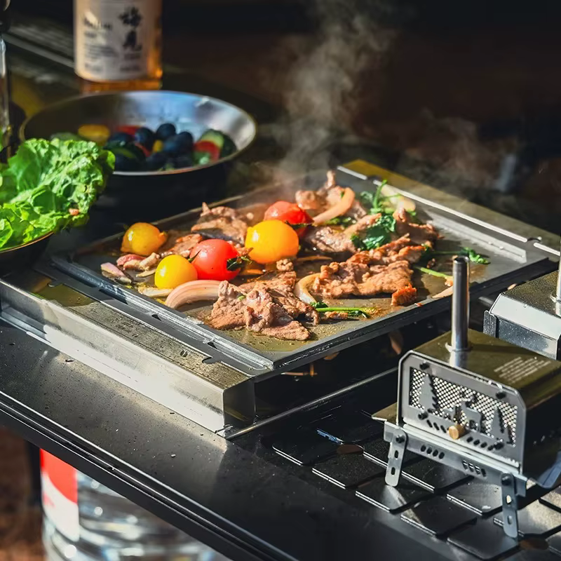 Plateau de cuisson de Camping en plein air