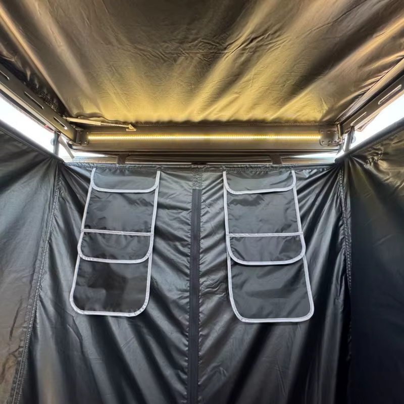 Tente de bain latérale d'extérieur pour voiture unique