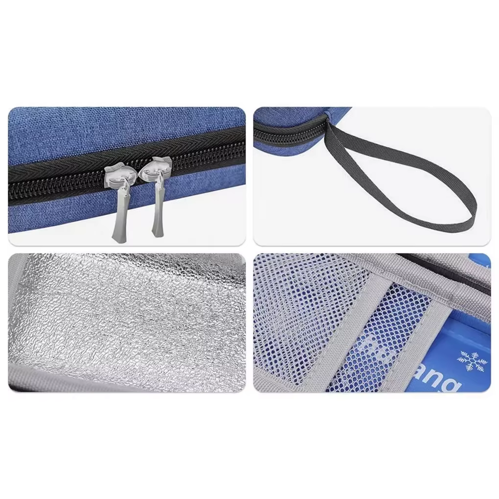 Sac de refroidissement à insuline Portable, étanche, poche pour diabétique, protecteur de pilule, sac de glace réfrigéré, gel des médicaments