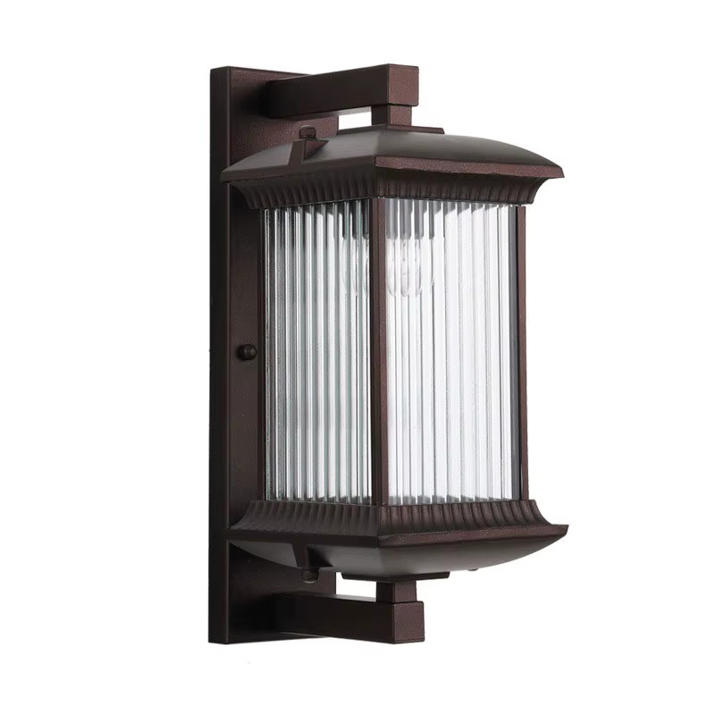 Lampe murale extérieure en métal