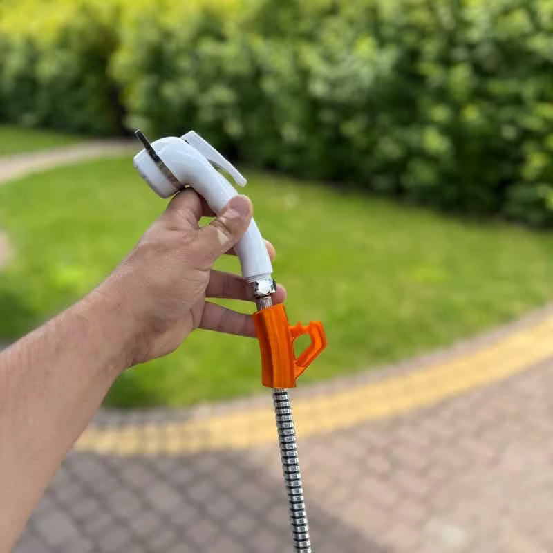 Support de fixation portable pour pistolet de pulvérisation de douche de camping extérieur, accessoire de lavage extérieur