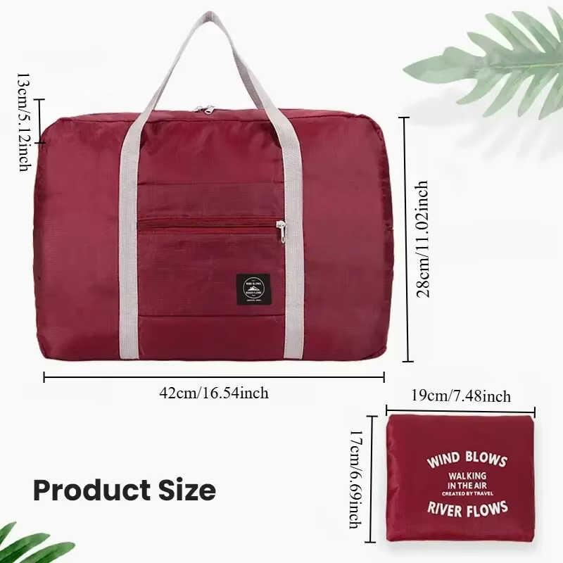 Sac de voyage pliable pour femmes et hommes