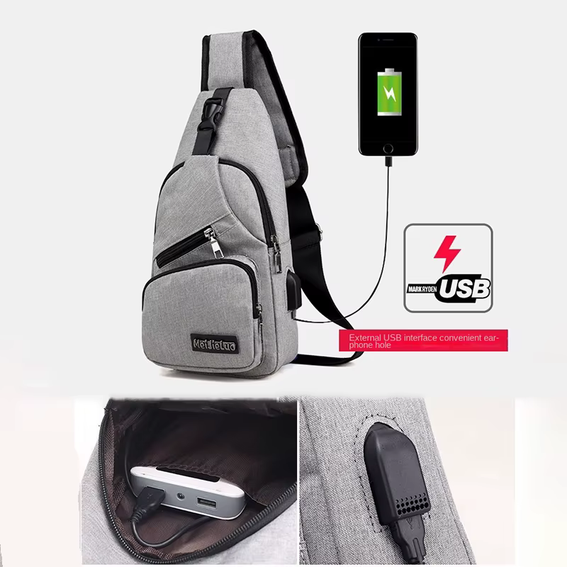 Mode décontracté sac à bandoulière petit sac à bandoulière pour hommes hommes diagonale sac à dos messager téléphone sac garçon Fanny poitrine Pack nouveau