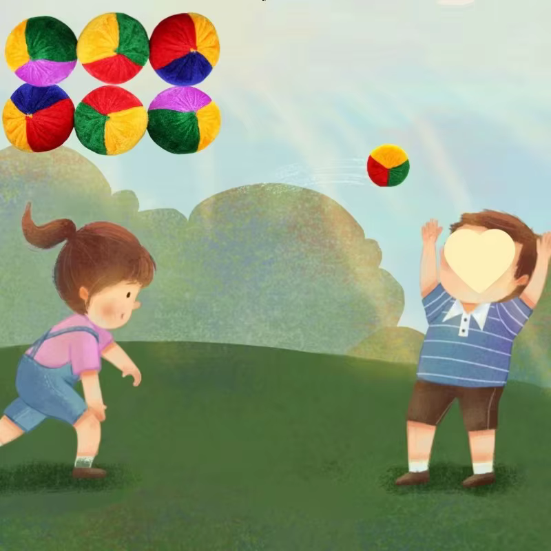 Jeu de lancer de sacs de sable amusants, Mini sacs de sable, Husks de riz, sacs de sable et balles, compétition de maternelle pour enfants, jouets de Sport en plein air