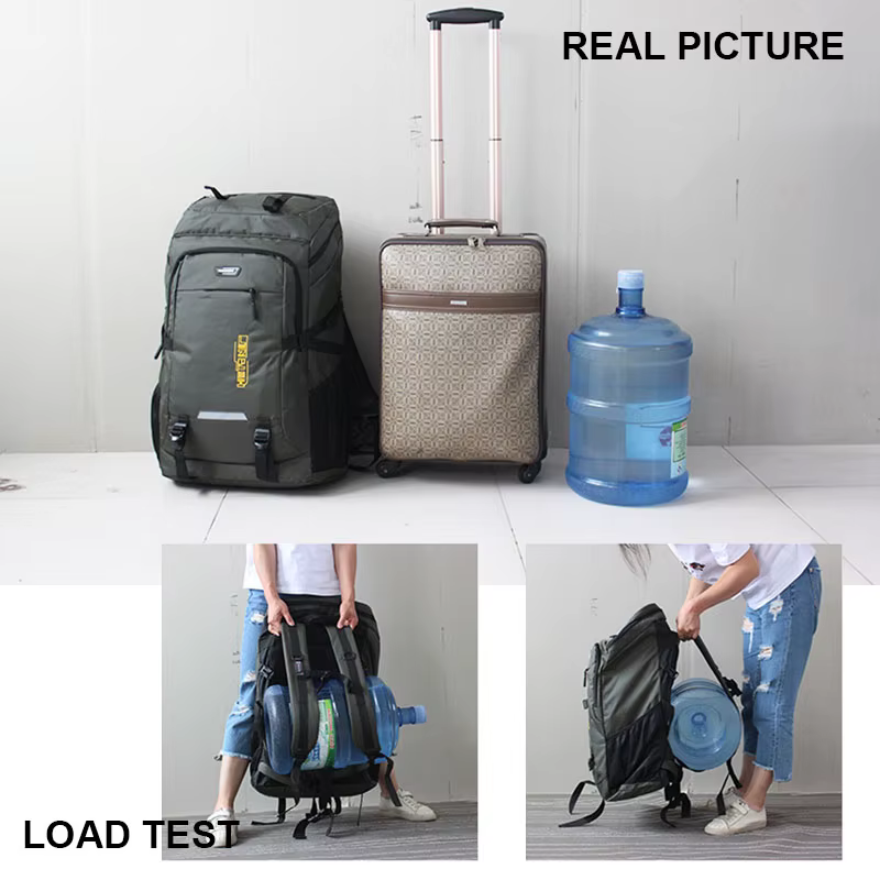 50L/80L voyage sac à dos homme femmes grande capacité classique sac à bagages Sports de plein air Nylon Pack escalade Camping randonnée sac à dos