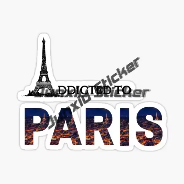 Autocollants Paris France Tour Eiffel Périphérique De Triomphe