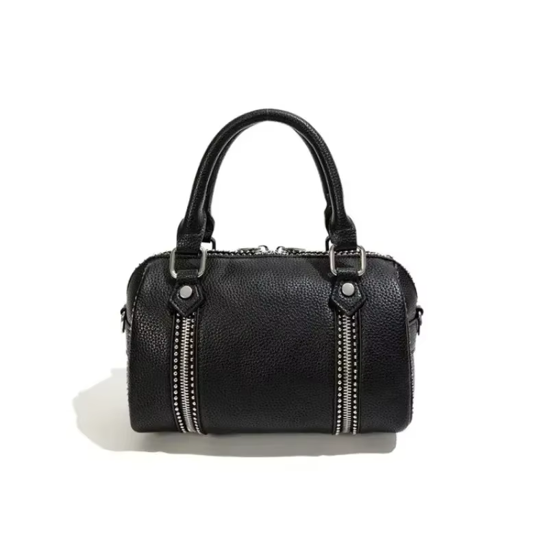 Sac à langer vintage en cuir classique pour femme – Élégant sac de banlieue couleur unie – Le meilleur sac à main décontracté au design unique pour les super stars