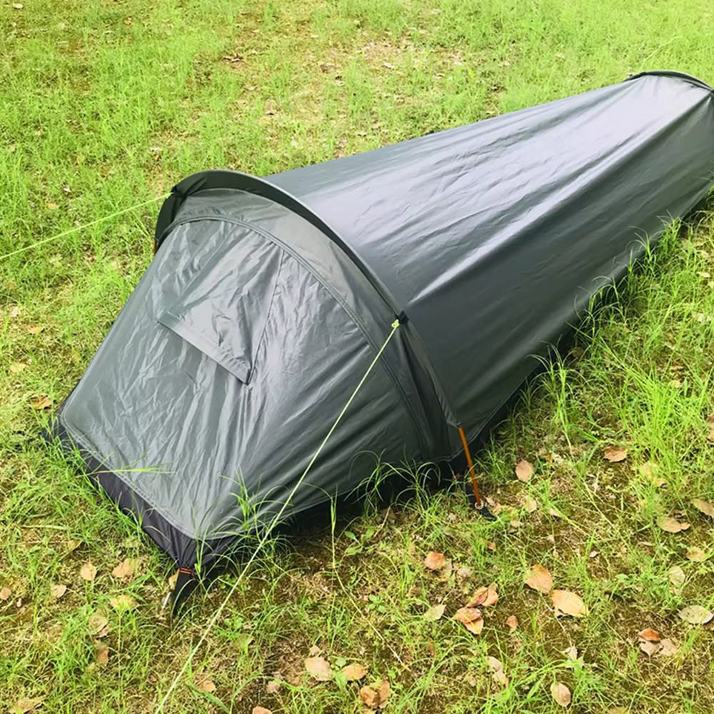 Tente de camping en plein air, sac de couchage, léger, simple, hypothèque