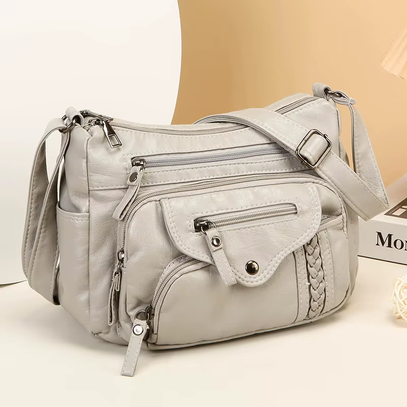 Sac à bandoulière en cuir pour femme