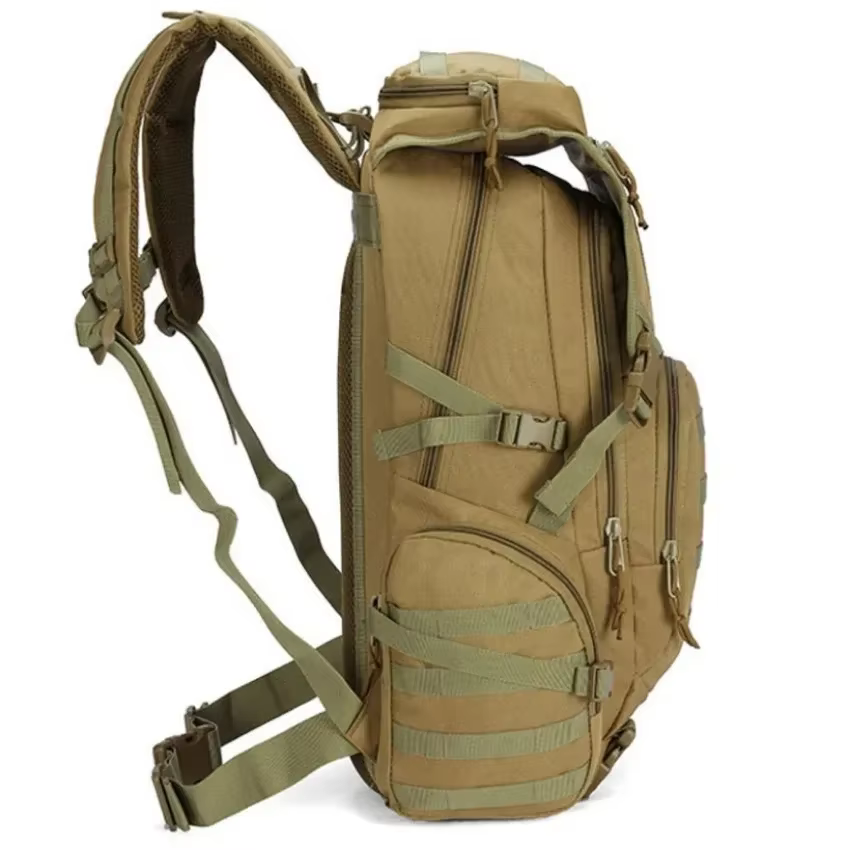 Sac à dos tactique 50L Sport de plein air randonnée sac à dos 3P Molle sac à dos Camping chasse escalade étanche pêche