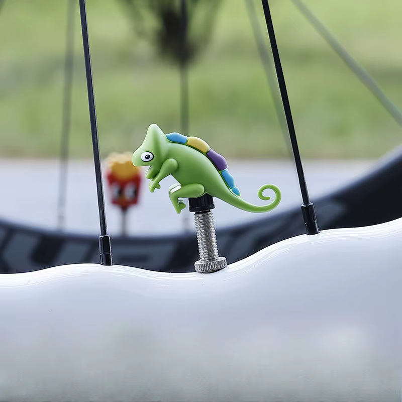 Capuchons de valve de vélo créatifs et étanches en forme de dessin animé