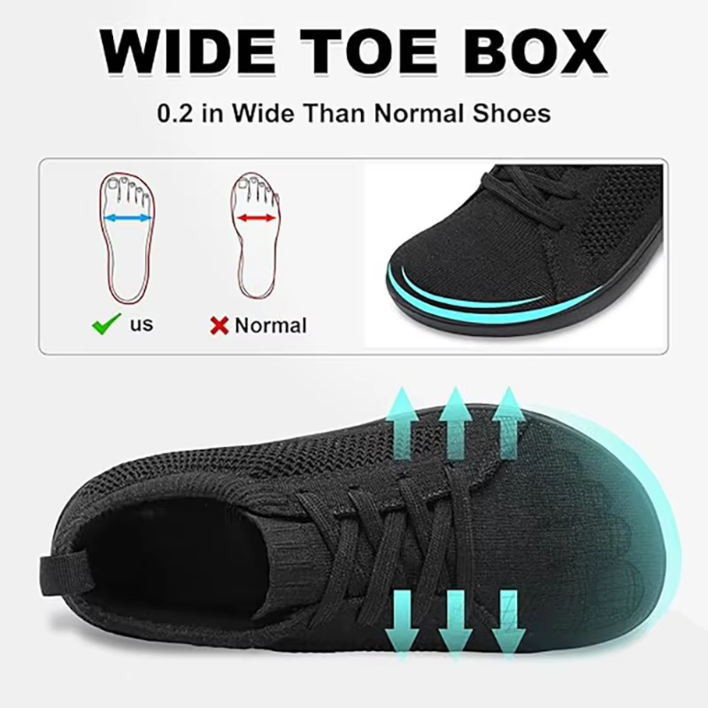 Chaussures minimalistes pour hommes pieds nus