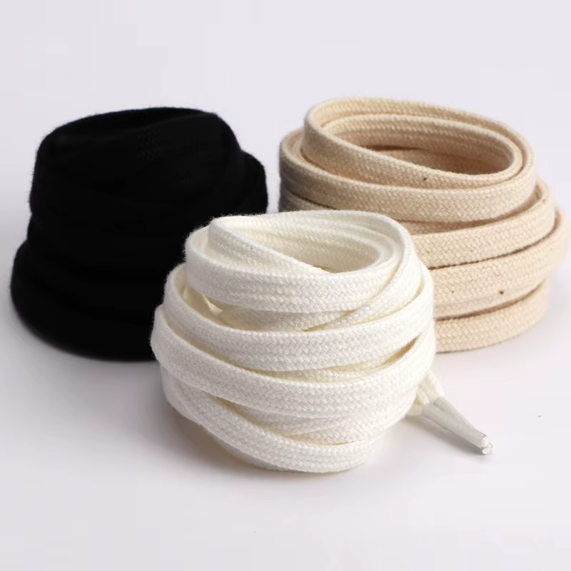 Lacets de chaussures de sport plats et solides