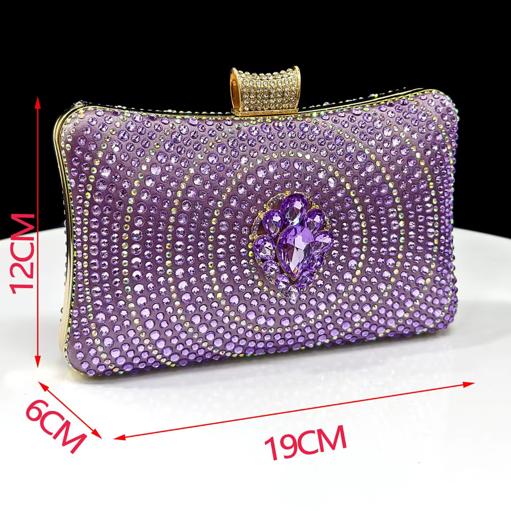 Nouvelles chaussures italiennes pour femmes et sacs assortis décorés de strass, chaussures de mariage élégantes à bout pointu pour mariée