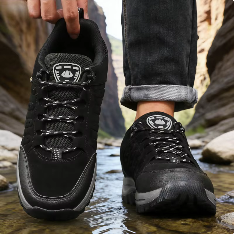 Chaussures de randonnée pour hommes imperméables en plein air basses bottes