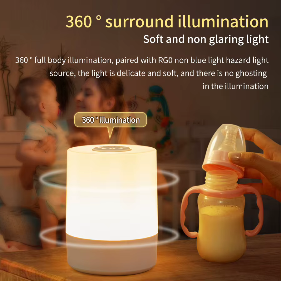 LED tactile lueur veilleuse télécommande synchronisation gradation chambre de bébé chambre éclairage lampe de Table décoration chevet lampe de couchage