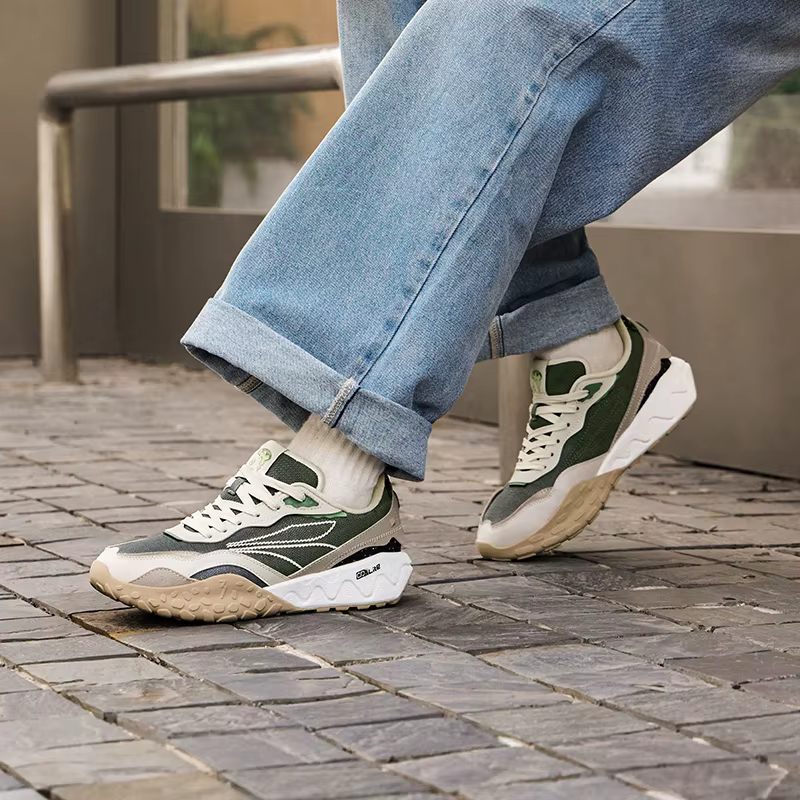 Chaussures de dehors Rétro en Maille pour Homme
