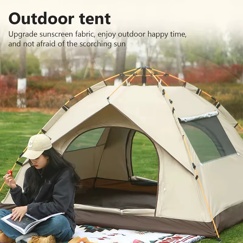 Tente de camping extérieure automatique à ouverture rapide
