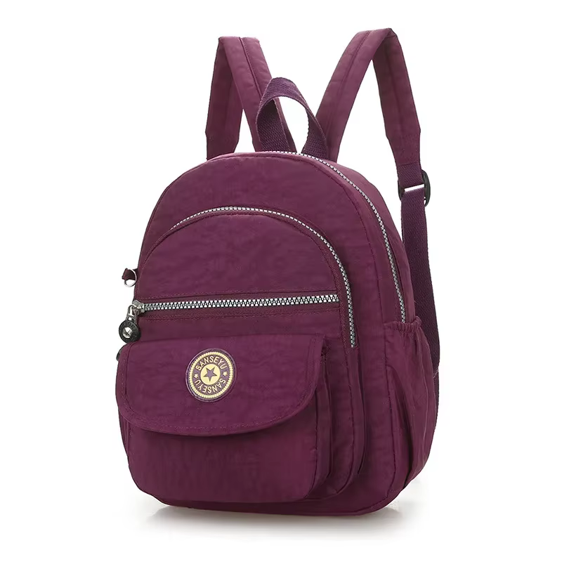 Sac à dos en nylon imperméable pour femme