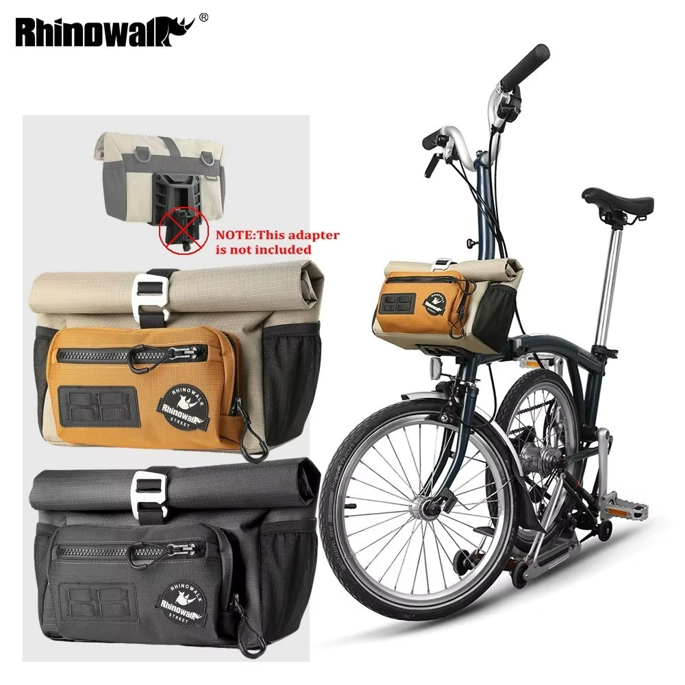 Rhinowalk sac de guidon de vélo 4L sac à dégagement rapide pour Brompton
