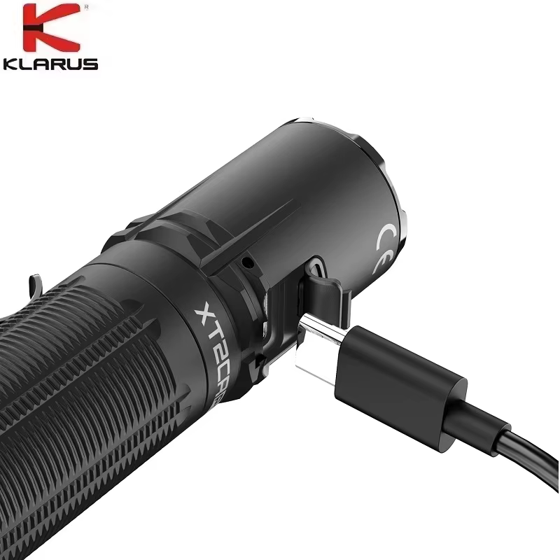 KLARUS XT2CR PRO 2300 lumens 18650 lampe de poche tactique rechargeable avec batterie 4000 mAh