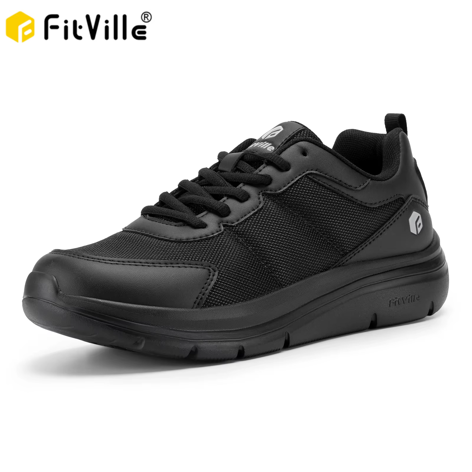 Chaussures de marche élargies 2E pour hommes