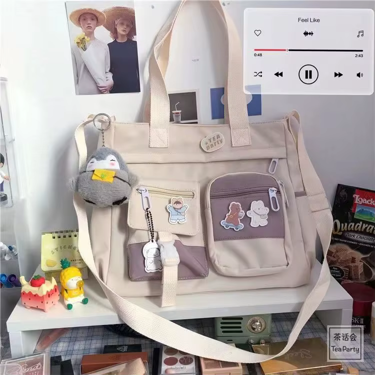 Sacs à main en toile imperméable en Nylon pour femmes