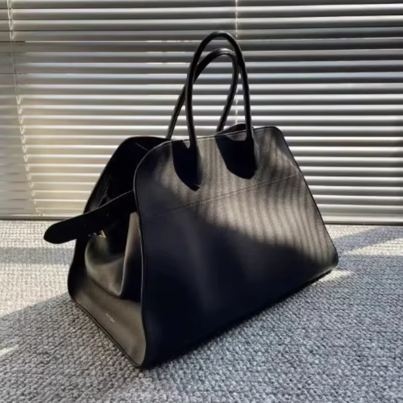 Sac fourre-tout en cuir véritable haut de gamme pour femmes, sac de luxe en cuir de vachette pleine fleur, sac sous le bras, doux et inodore, grande capacité, sac à bandoulière
