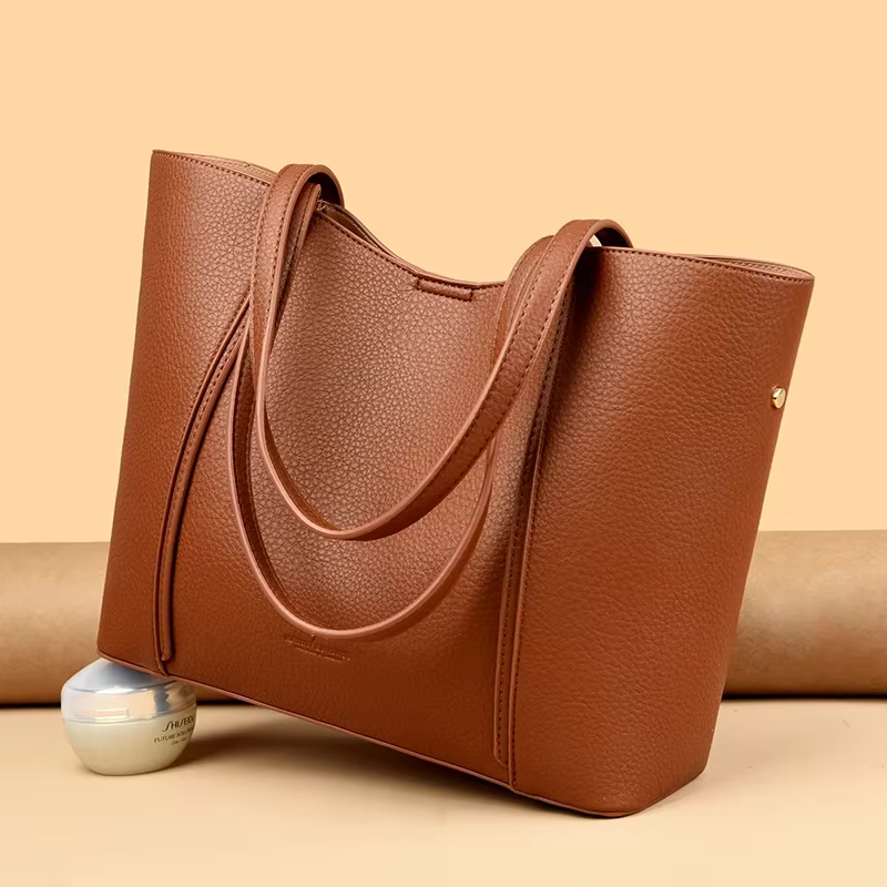 Sac à Main en Cuir de Styliste de Luxe pour Femme, Fourre-Tout à Bandoulière, de Grande Qualité, de Marque