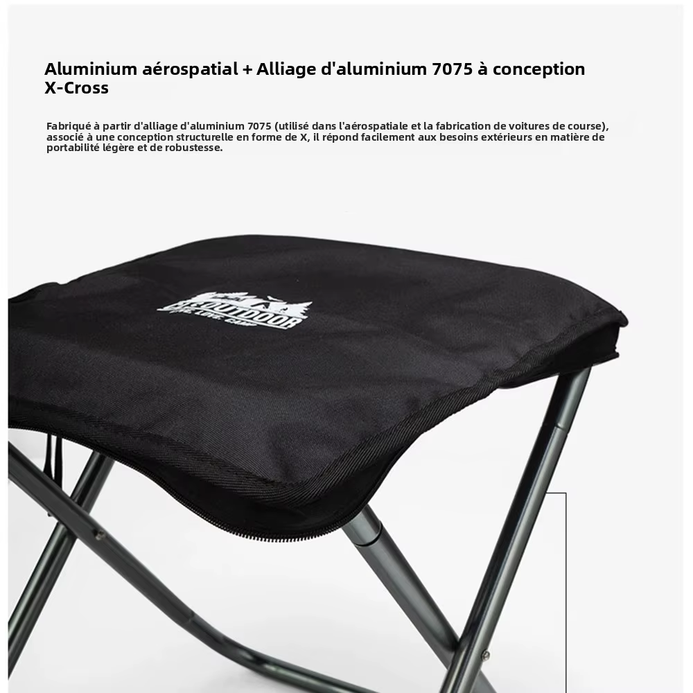 Chaise pliante surdimensionnée