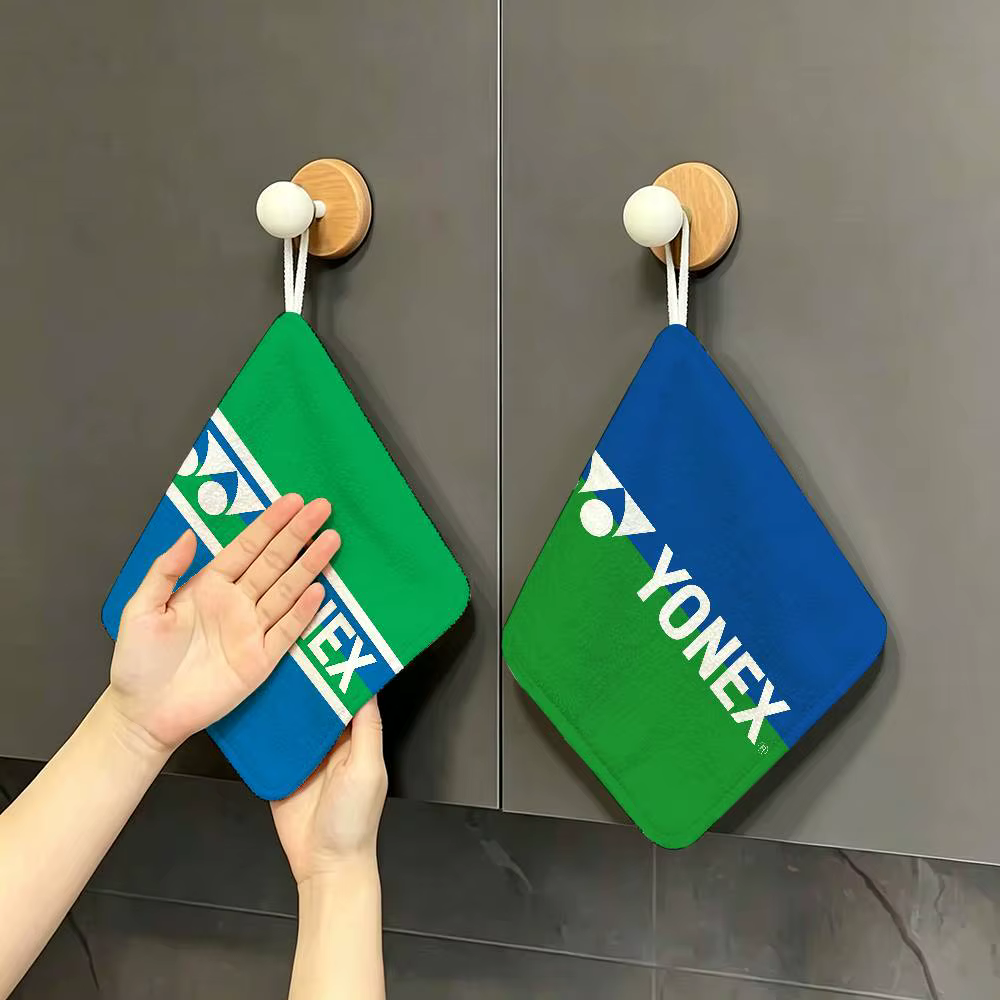 Serviette de sport Y-Yonex en polyester et coton, à séchage rapide, pour cuisine et salle de bain, à suspendre