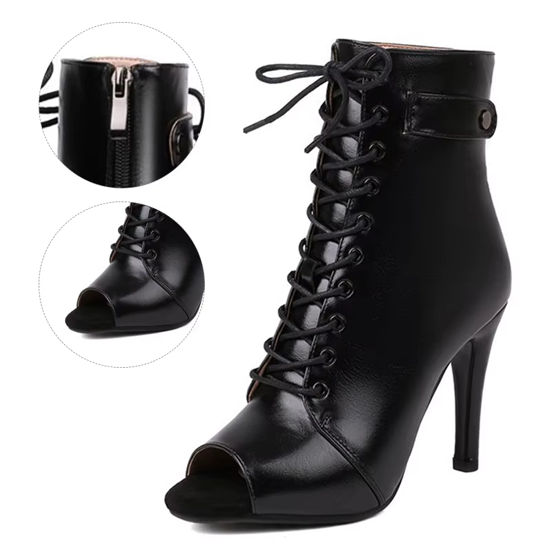 Chaussures de danse pour femmes, bottes de danse pour salle de bal latine, bottes pour filles, talons aiguilles Sexy, chaussures de fête Salsa à la mode